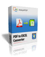 Adept PDF to Excel Converter Portable