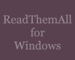 ReadThemAll Portable 1.2.21.0 - Free Ebook Reader with Innovative Auto-Scrolling